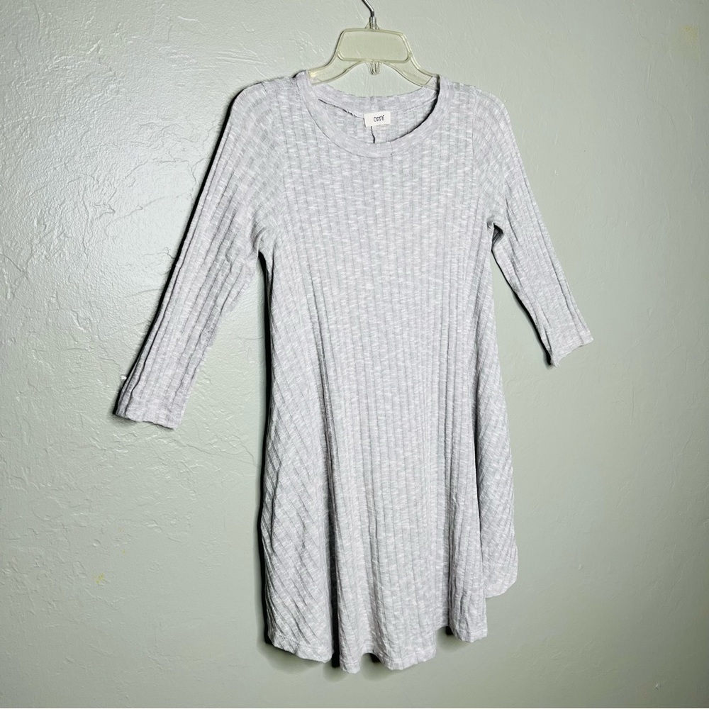 ODDY Ribbed Swing Sweater Dress - Picture 2 of 7